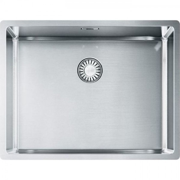 Sink Stainless (Steel) 54x41 material: Inox surface: Satin free Slim top / Flushmount / Undermount 1 bowl, color: Chrome Stainless steel Sink Stainless (Steel) 54x41 material: Inox surface: Satin free Slim top / Flushmount / Undermount 1 bowl, color: Chrome Stainless steel