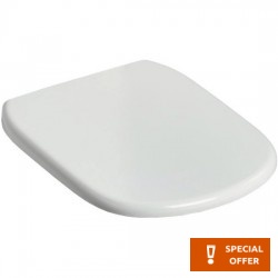 Toilet-seat soft closing, style: Wrapover Slim, color: White Toilet seats & covers