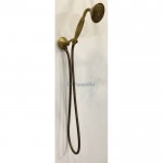 Shower head W/ hose, holder and outlet elbow 1 jet, color: Bronze surface: Brushed Hand showers Shower head W/ hose, holder and outlet elbow 1 jet, color: Bronze surface: Brushed Hand showers