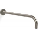 Βραχίονας 35cm brushed nickel επίτοιχος τύπος από ορείχαλκο, χρώμα: Χρωμέ επιφάνεια: Βουρτσισμένη Βραχίονες κεφαλής ντους