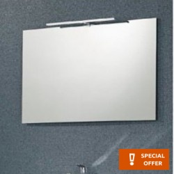 Καθρέπτης, σχήμα: Ορθογώνιο 75x61,5 από κρύσταλλο Καθρέπτες μπάνιου