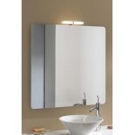 Bathroom light material: Crystal Warm 2.700° - 3.000° K / Daylight 4.000° - 4.500° Κ / Cold 5.000° - 6.500° K, color: Chrome 6W Lamps Bathroom light material: Crystal Warm 2.700° - 3.000° K / Daylight 4.000° - 4.500° Κ / Cold 5.000° - 6.500° K, color: Chrome 6W Lamps