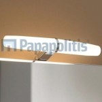 Bathroom light material: Crystal Warm 2.700° - 3.000° K / Daylight 4.000° - 4.500° Κ / Cold 5.000° - 6.500° K, color: Chrome 6W Lamps Bathroom light material: Crystal Warm 2.700° - 3.000° K / Daylight 4.000° - 4.500° Κ / Cold 5.000° - 6.500° K, color: Chrome 6W Lamps