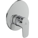Shower tap Wall-mounted concealed - complete set 1 way material: Brass mixer With plate without hand shower, hose and holder, color: Chrome surface: Glossy Wall-mounted - external part Shower tap Wall-mounted concealed - complete set 1 way material: Brass mixer With plate without hand shower, hose and holder, color: Chrome surface: Glossy Wall-mounted - external part