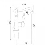 Wash basin tap Deck-mounted for free-standing washbasin material: Brass mixer With pop-up waste set, color: Chrome surface: Glossy Deck-mounted Wash basin tap Deck-mounted for free-standing washbasin material: Brass mixer With pop-up waste set, color: Chrome surface: Glossy Deck-mounted