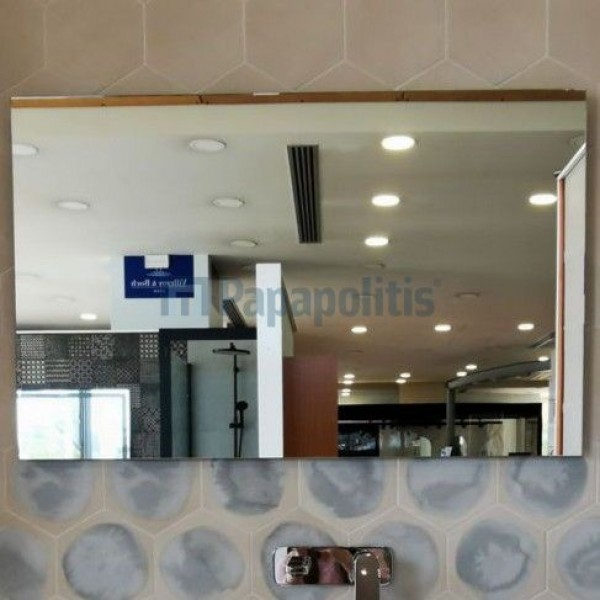 Καθρέπτης, σχήμα: Ορθογώνιο 100x61,5 από κρύσταλλο Καθρέπτες μπάνιου Καθρέπτης, σχήμα: Ορθογώνιο 100x61,5 από κρύσταλλο Καθρέπτες μπάνιου