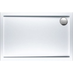 Ντουζιέρα ορθογώνια 120x80x5,5 από ακρυλικό, χρώμα: Λευκό επιφάνεια: Γυαλιστερή