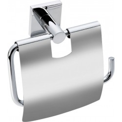Paper holder with cover material: Brass, color: Chrome surface: Glossy