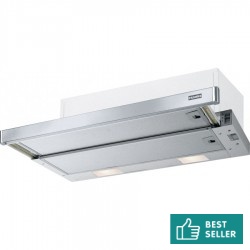 Απορροφητήρας εντοιχιζόμενος συρόμενος 60x17,5 125 W Metal grey, χρώμα: Χρωμέ Απορροφητήρες συρόμενοι
