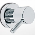 Diverter for concealed shower tap Wall-mounted complete 3 way material: Brass, color: Chrome surface: Glossy Diverters - external part Diverter for concealed shower tap Wall-mounted complete 3 way material: Brass, color: Chrome surface: Glossy Diverters - external part