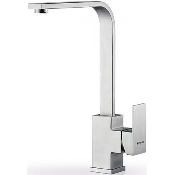 Μπαταρία κουζίνας επικαθήμενη από inox Premium, χρώμα: Χρωμέ επιφάνεια: Βουρτσισμένη Επικαθήμενες Μπαταρία κουζίνας επικαθήμενη από inox Premium, χρώμα: Χρωμέ επιφάνεια: Βουρτσισμένη Επικαθήμενες