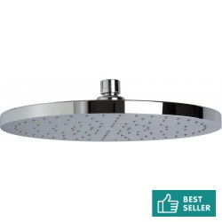 Shower head Wall-mounted / Ceiling-mounted 25x25 material: ABS, style: 1 spray, color: Chrome surface: Glossy