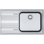 Νεροχύτης ανοξείδωτος 86x50 από inox επιφάνεια: Λεία ματ με πάγκο αριστερά ένθετος 1 γούρνα, χρώμα: Χρωμέ Νεροχύτης ανοξείδωτος 86x50 από inox επιφάνεια: Λεία ματ με πάγκο αριστερά ένθετος 1 γούρνα, χρώμα: Χρωμέ Ανοξείδωτοι