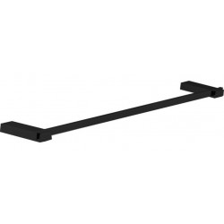 Πετσετοθήκη 60cm Black Matt σταθερή από ορείχαλκο μονή, χρώμα: Μαύρο επιφάνεια: Ματ