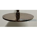 Κεφαλή ντους οροφής 25x25 από ορείχαλκο 1 ροής Rame Lucido, χρώμα: Ροζ Χρυσό επιφάνεια: Γυαλιστερή Κεφαλές ντους