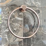 Κρίκος κλειστός από ορείχαλκο, χρώμα: Ροζ Χρυσό Rame Lucido επιφάνεια: Γυαλιστερή Κρίκος κλειστός από ορείχαλκο, χρώμα: Ροζ Χρυσό Rame Lucido επιφάνεια: Γυαλιστερή