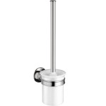 Brush (broom) material: Brass Wall-mounted, color: Chrome surface: Glossy Toilet brush holders Brush (broom) material: Brass Wall-mounted, color: Chrome surface: Glossy Toilet brush holders