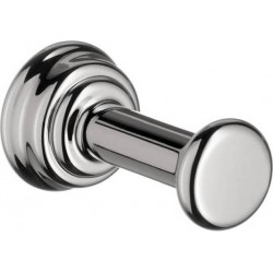 Hook Flat wall mounted material: Brass single, color: Chrome surface: Glossy