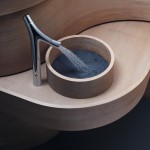 Wash basin tap Deck-mounted for free-standing washbasin material: Brass mixer With non-closing waste set 240, color: Chrome surface: Glossy Deck-mounted