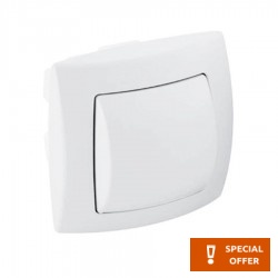 Μπουτόν λευκό, εντοιχιζόμενου καζανακίου από ABS Μπουτόν καζανακίων