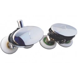 Ρόδα καμπίνας, κάτω μέρος (σετ 2τεμ), χρωμέ από ABS Σετ στήριξης καμπίνας