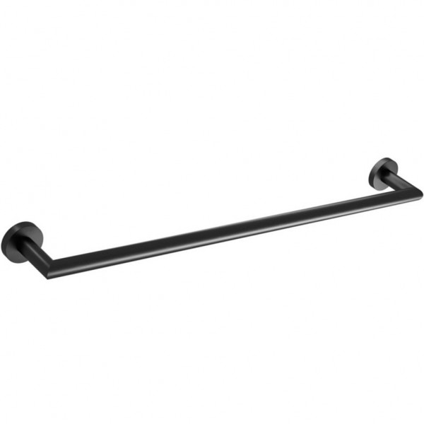 Towel 60cm Fixed material: Inox single, color: Black surface: Matt Towel rails