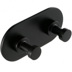 Άγκιστρο από inox διπλό, χρώμα: Μαύρο επιφάνεια: Ματ Άγκιστρα