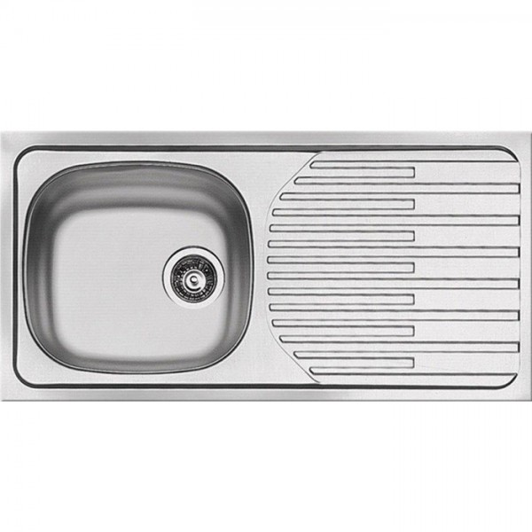 Νεροχύτης ανοξείδωτος 86x435 από inox επιφάνεια: Σατινέ με πάγκο αριστερά / με πάγκο δεξιά ένθετος 1 γούρνα αντιστρεφόμενος, χρώμα: Χρωμέ Ανοξείδωτοι