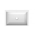 Νιπτήρας υποκαθήμενος 54,5x33 από πορσελάνη (50x35,8), χωρίς οπή με υπερχείλιση, χρώμα: Λευκό επιφάνεια: Γυαλιστερή Υποκαθήμενοι