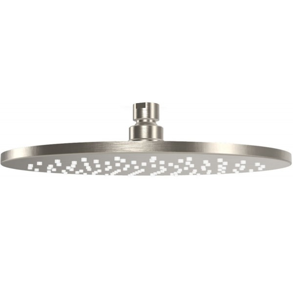 Shower head Wall-mounted / Ceiling-mounted 30x30 material: Brass, style: 1 spray Brushed Nickel, color: Chrome surface: Brushed Overhead showers