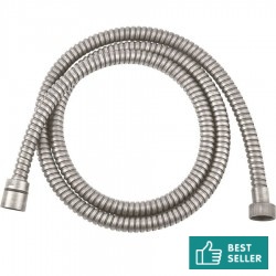 Shower hose 150cm material: Inox R37, color: Chrome surface: Brushed Shower hoses