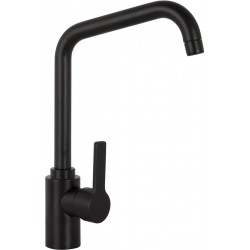 Μπαταρία κουζίνας επικαθήμενη από ορείχαλκο Black Matt, χρώμα: Μαύρο επιφάνεια: Ματ Επικαθήμενες