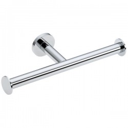 Paper holder double material: Brass, color: Chrome surface: Glossy Toilet paper holders