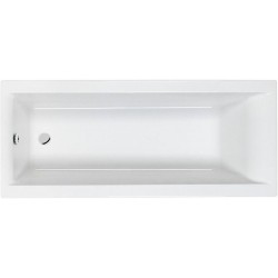 Bathtub Rectangular 170x72,5 material: Quaryl panel not included, color: White no grab bars surface: Glossy Rectangular
