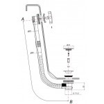 Waste Valve With overflow material: Brass surface: Brushed, color: Bronze Waste overflows Waste Valve With overflow material: Brass surface: Brushed, color: Bronze Waste overflows