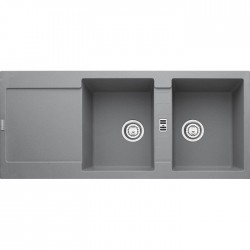 Sink Granite 116x50 left / right nested 2 cabinet Stone Grey, color: Grey Granite