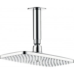 Shower head Ceiling-mounted 25,1x15,1 material: Brass, style: 1 spray & shower arm, color: Chrome surface: Glossy