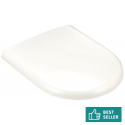 Toilet-seat, style: Wrapover antibacterial, color: White Toilet seats & covers