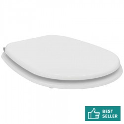 Toilet-seat, style: Wrapover, color: White Toilet seats & covers
