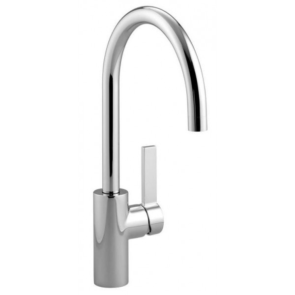 Wash basin tap Deck-mounted L size material: Brass mixer Without waste Bar Tap Platinum Matt, color: Chrome surface: Matt Deck-mounted Wash basin tap Deck-mounted L size material: Brass mixer Without waste Bar Tap Platinum Matt, color: Chrome surface: Matt Deck-mounted