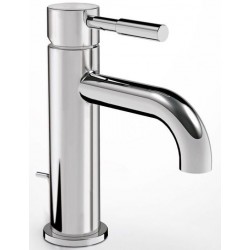 Wash basin tap Deck-mounted material: Brass mixer S size With pop-up waste set, color: Chrome surface: Glossy Deck-mounted
