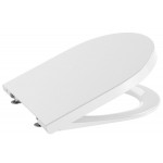 Toilet-seat soft closing, style: Wrapover, color: White Toilet-seat soft closing, style: Wrapover, color: White