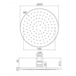 Κεφαλή ντους επίτοιχος τύπος / οροφής 20x20 από ορείχαλκο 1 ροής, χρώμα: Χρωμέ επιφάνεια: Γυαλιστερή Κεφαλές ντους Κεφαλή ντους επίτοιχος τύπος / οροφής 20x20 από ορείχαλκο 1 ροής, χρώμα: Χρωμέ επιφάνεια: Γυαλιστερή Κεφαλές ντους