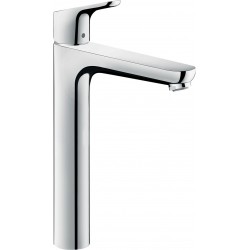 Wash basin tap Deck-mounted for free-standing washbasin material: Brass mixer With pop-up waste set 230, G 1¼, color: Chrome surface: Glossy Deck-mounted