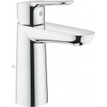 Wash basin tap Deck-mounted material: Brass mixer With pop-up waste set Μ size M-Size, color: Chrome surface: Glossy Deck-mounted