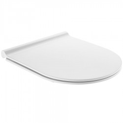 Toilet-seat soft closing, style: Sandwich Slim, color: White Toilet seats & covers