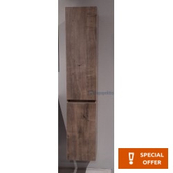 Στήλη επίπλου μπάνιου 30x32x150 από ξύλο συνθετικό χρώμα 384, χρώμα: Ξύλο Οξυά Στήλες επίπλου μπάνιου