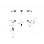 Wash basin tap Wall-mounted - concealed part 2 Handle Wall-mounted - concealed part Wash basin tap Wall-mounted - concealed part 2 Handle Wall-mounted - concealed part