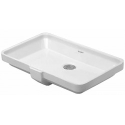 Washbasin Under counter 52,5x35 material: Porcelain (55,5x38) With overflow, color: White surface: Glossy Under counter
