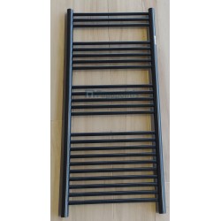 Heated towel rack 50x110 material: Copper, color: Black surface: Matt